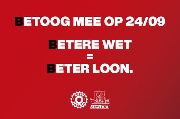 BET0,0G MEE OP 24/9 VOOR EEN BETERE WET EN EEN BETER L0,0N 